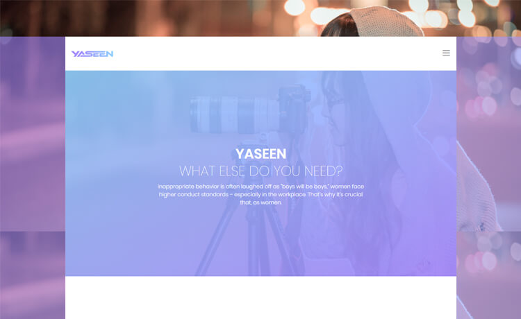 Free Bootstrap 4 HTML5 Photography Website Template