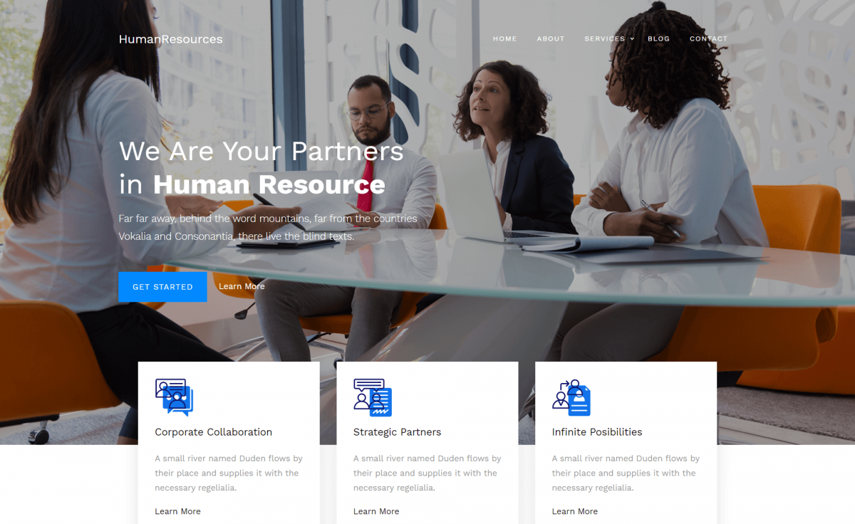Free Responsive Bootstrap 4 HTML5 Business Website Template