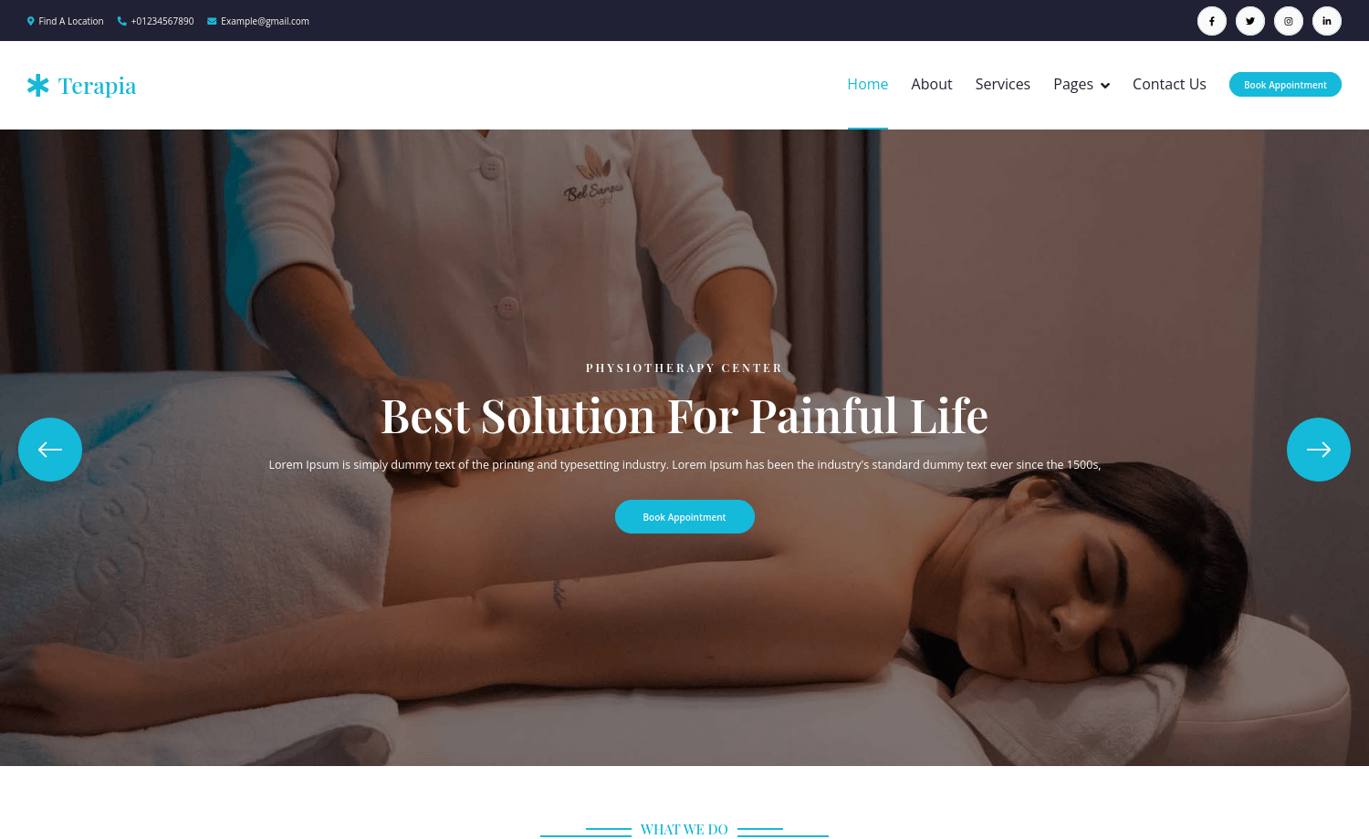 Free Responsive Bootstrap 5 Health & Fitness Website Tmeplate
